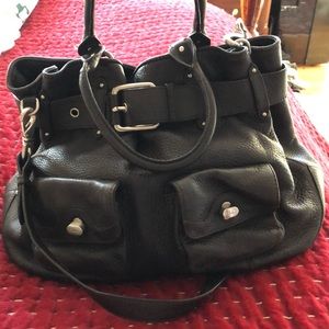 Brown leather Cole Haan pocketbook